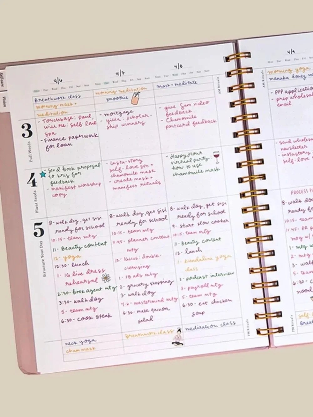 NEW discontinued Savor Beauty Planner; undated 90 day planner